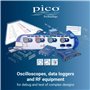 Pico Technology PicoScope 2204A-D2 Oscilloscope Numérique Portable à 2 Canaux, Bande passante de 10 MHz, Oscilloscope USB pour P