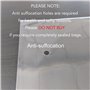 TaylorHe Lot de 100 sacs en cellophane transparent A3 avec fermeture autocollante - 31 cm x 45 cm + couvercle de 4 cm