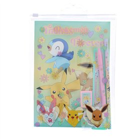 Blueprint Collections Pokémon Super Ensemble de Papeterie | Pikachu et Évoli | Pour Garçons