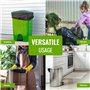 EcoBag – Lot de 50 sacs poubelle ultra résistants, Plastique, Noir , 2x