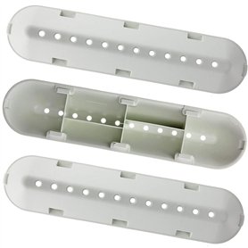SPARES2GO Lot de 3 Bras de Levage de Tambour 12 Trous compatible avec Indesit Machine à Laver (227 mm x 53 mm x 38 mm)