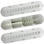 SPARES2GO Lot de 3 Bras de Levage de Tambour 12 Trous compatible avec Indesit Machine à Laver (227 mm x 53 mm x 38 mm)