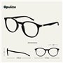 OPULIZE Met Lunettes de Lecture Anti-Lumière Bleue Pack de 3 Montures Rondes et Minces Charnières à Ressort Améliore le Sommeil 