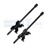 Dunnet Tools Lot de 2 compresseurs de ressorts hélicoïdaux 370 mm x 82 mm