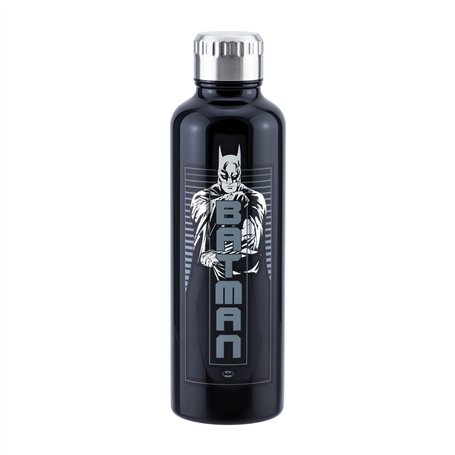 Batman Paladone Bouteille d'eau en métal PP8031BM Noir