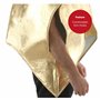 I LOVE FANCY DRESS - Costume de Noël pour adulte - Costume d'étoile grand doré avec trous pour le visage et les bras - Unisexe -