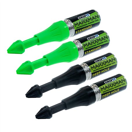 Marxman Green Standard Lot de 2 marqueurs noirs profonds pour marquage des trous