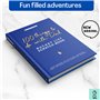 Gift Republic Livre à gratter, édition papa, édition 100 choses à faire, journal de mémoire personnalisable, cadeaux pour papa, 