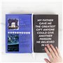 Gift Republic Livre à gratter, édition papa, édition 100 choses à faire, journal de mémoire personnalisable, cadeaux pour papa, 