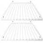 SPARES2GO de Réfrigérateur Extensible Réglable Universelle Congélateur Étagères (Lot de 2