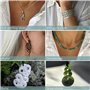81stgeneration Boucles d'Oreilles Maori 925 Argent Sterling Roche Verte Sculptée pour Femmes…