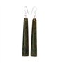 81stgeneration Boucles d'Oreilles Maori Jade Néphrite Roche Verte 925 Argent Sterling pour Femmes…