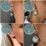 81stgeneration Boucles d'Oreilles Maori Jade Néphrite Roche Verte 925 Argent Sterling pour Femmes…