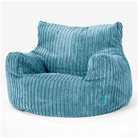 Lounge Pug Fauteuil Pouf pour Enfant 3-8 Ans en Velours Côtelé - Pouf Chambre Enfant