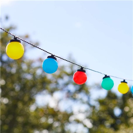 Lights4fun Guirlande Lumineuse Guinguette Extérieur de 7