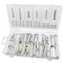 60pc de l'axe de chape / Tillertine / Tablier / Jaw broche 5mm Set Assortiment - 12mm AST48