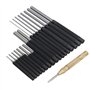 Jeu de chasse-goupilles parallèles/dot punch/pointeau automatique 18pc US PRO À131