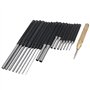 Jeu de chasse-goupilles parallèles/dot punch/pointeau automatique 18pc US PRO À131
