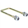 M10 50mm x 130mm boulon en U/N-Bolt pour remorque 1 paire avec des écrous UBR07 HAUTE RÉSISTANCE