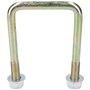 M10 60mm x 90mm boulon en U/N-Bolt pour remorque 1 paire avec des écrous UBR09 HAUTE RÉSISTANCE