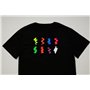 Moon Glow Neon UV Peinture pour tissu – Peinture pour tissu pour vêtements, t-shirts, sacs, chaussures et toile, multicolore, 12