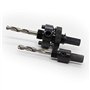 KATSU Ensemble d'Arbre de Scie Cloche 2PCs A2+A4, Convient Aux Grandes Marques Tailles 16-152mm (5/8"-6") Diamètre de La Scie Cl