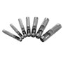 TOPWAY 15 pièces ensemble de poinçons creux trousse à outils robuste en cuir perforateur perforateur pour ceinture joints de car
