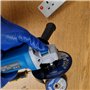 KATSU Tools Meuleuse d'Angle électrique 115mm 780W avec 20 Pièces Lames de Coupe pour Maçonnerie Béton Carrelage Métal Acier Meu