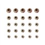 KATSU Écrou à Rivet Fileté en Acier Zingué à Tête Plate 120 Pièces M3 M4 M5 M6 Écrous à Sertir Inserts Filetés Nutsert Kit pour 