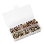 KATSU Écrou à Rivet Fileté en Acier Zingué à Tête Plate 120 Pièces M3 M4 M5 M6 Écrous à Sertir Inserts Filetés Nutsert Kit pour 