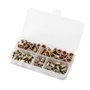 KATSU Écrou à Rivet Fileté en Acier Zingué à Tête Plate 120 Pièces M3 M4 M5 M6 Écrous à Sertir Inserts Filetés Nutsert Kit pour 