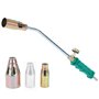 KATSU Désherbeur Thermique à Gaz Brûleur Chalumeau avec 3 Buses Couvreur Métal Chauffage Soudure Toit étanchéité Outil 415mm 324