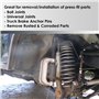 KATSU 4 en 1 Kit d'Entretien Universel pour Joint à Rotule Extracteur de Rotule Outil Automatique 2WD et 4WD de Réparation de Vo