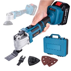 KATSU FIT-BAT 21V Outil Multifonction Oscillant sans Fil Brushless Moteur sans Balais avec 3