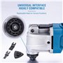 KATSU FIT-BAT 21V Outil Multifonction Oscillant sans Fil Brushless Moteur sans Balais avec 3,0 Ah Batterie et Chargeur, 6 Vitess