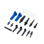 KATSU Tools Kit de purge de liquide de frein pneumatique, purgeur de frein à vide de 2L, bouteille de remplissage de 1 L, adapté