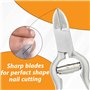 HAUTE RÉSISTANCE PROFESSIONNEL épais Coupe-ongle Orteil PINCE Podologie acier inoxydable
