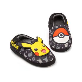 Pokemon Poquets Garçons Enfants Pikachu Pokeball Maison Maison Noire Machasers 36 EU