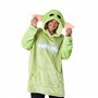 Disney The Mandalorian Sweats à Capuche Homme Baby Yoda, Pull Plaid Oversize en Polaire (Vert)