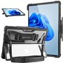 TECHGEAR DuraTUFF Coque pour Microsoft Surface Pro 4 5 6 7 7+ [Signature Keyboard Compatible] Coque résistante aux chocs avec dr