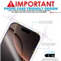 TECHGEAR [Lot de 3 films protecteurs d'écran mats pour iPhone 16 Pro - Anti-reflets - Avec chiffon de nettoyage et carte d'appli
