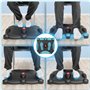 Duronic FT02 Tapis Anti-Fatigue Tapis de sol pour Bureau Assis-Debout Soutien ergonomique pour les Pieds les Hanches les Jambes 