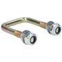 Lot de 8 boulons en U M10 40 mm x 70 mm pour remorques avec écrous haute résistance