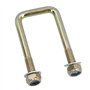 Lot de 4 boulons en U M10 40 mm x 88 mm pour remorques avec écrous haute résistance