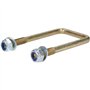 Lot de 8 boulons en U M10 50 mm x 100 mm pour remorques avec écrous haute résistance