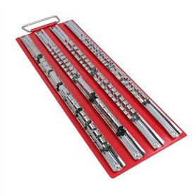 80pc support de prise plateau pour 1/4" 3/8" or 1/2"Dr le douilles