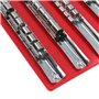 80pc support de prise plateau pour 1/4" 3/8" or 1/2"Dr le douilles