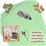 Papier cartonné A4 pour imprimante, vert clair - 160 g/m² 40 feuilles - Carton de couleur - Pour la confection, l'impression, la