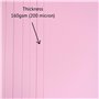 Papier cartonné A4 pour imprimante, rose pâle - 160 g/m² 40 feuilles - Carton de couleur - Pour la confection, l'impression, la 