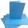 Papier cartonné A3 pour imprimante, bleu vif - 160 g/m² 20 feuilles - Carton de couleur - Pour la confection, l'impression, la p